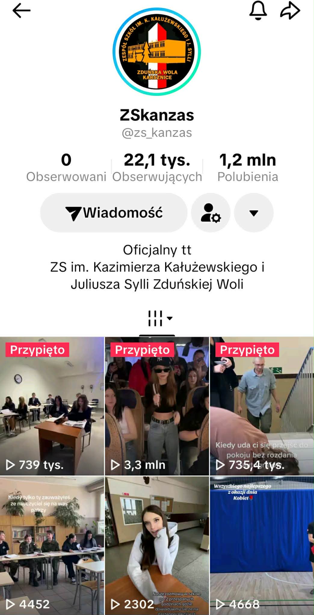 Preview image published by zskarsznice.pl